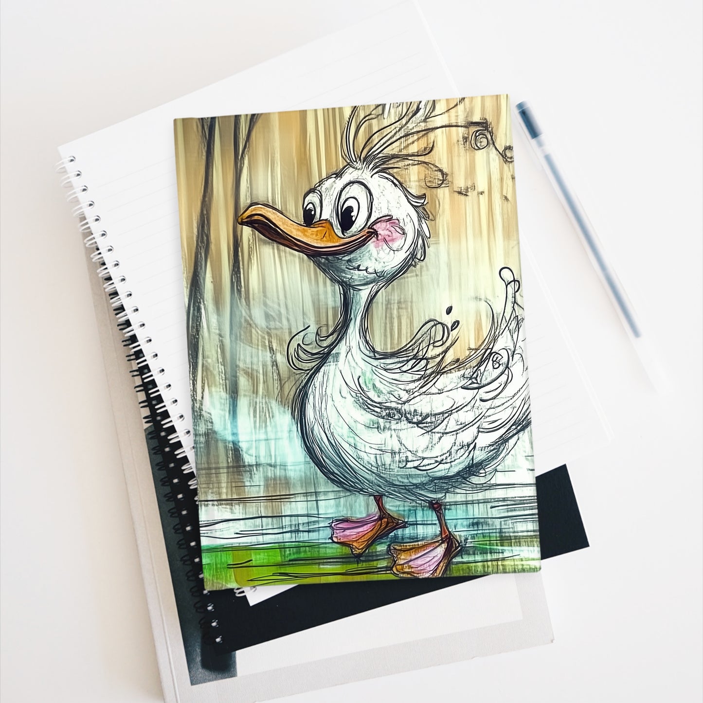 Whimsical Duck Journal - Perfect for Creative Writing and Reflection