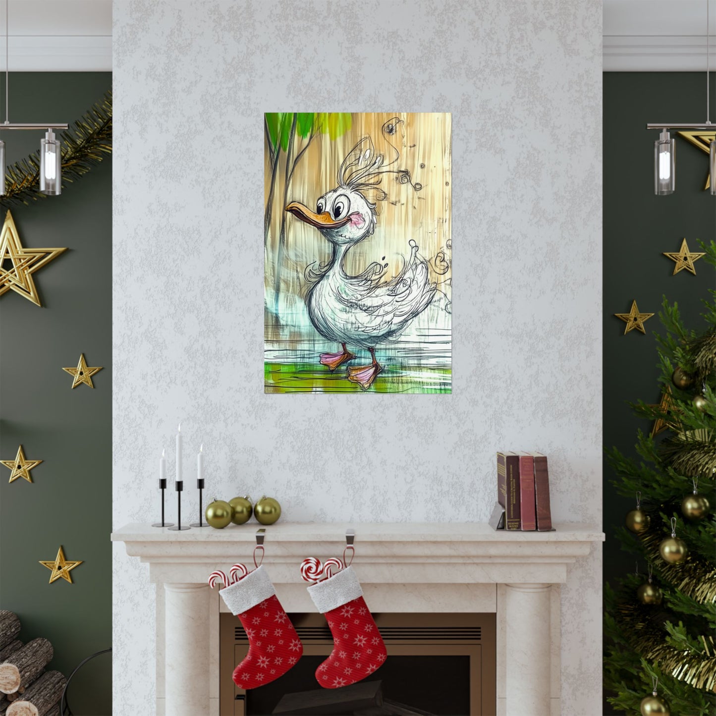 Teen Doodle the Duck™ Poster – The Ultimate Vibe Check 🦆✨